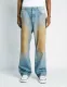 Sand Washed Jeans - Blue